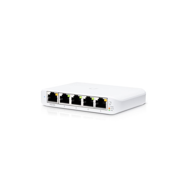 Ubiquiti Networks UniFi switch zarządzalny Flex Mini (3-pack) Gigabit Ethernet (10/100/1000) Obsługa PoE Biały