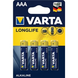 Zestaw baterii alkaliczne VARTA Longlife LR03 (AAA) (x 4)