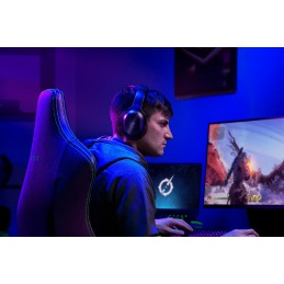 Razer Barracuda Pro Zestaw słuchawkowy Przewodowy i Bezprzewodowy Opaska na głowę Gaming USB Type-C Bluetooth Czarny