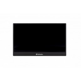 Verbatim 49590 monitor komputerowy 35,6 cm (14") 1920 x 1080 px Full HD LCD Czarny
